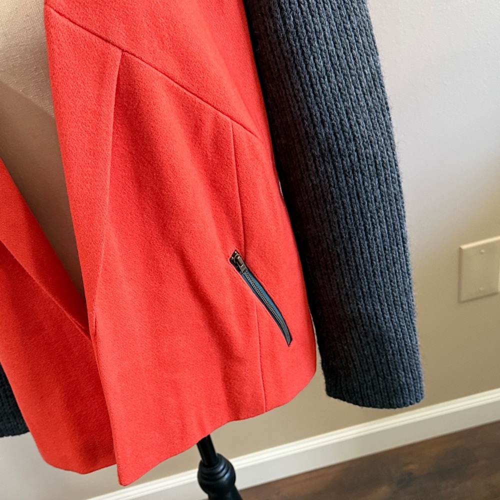 ASOS Wool Blazer Type Jacket with contrasting Cha… - image 3